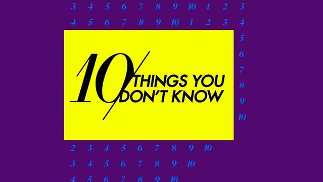 10 stvari koje ne znate