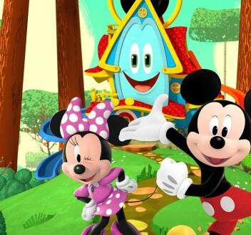 Disney Junior Mickey Mouse Funhouse (T1): Ep.20 ¡Los fantabulosos cinco (más uno)! / ¡Mickey conoce a Rocket Mouse!