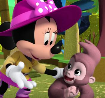 Disney Junior Mickey Mouse Funhouse (T1): Ep.6 Minnie y su bebé gorila / Dino-perritos